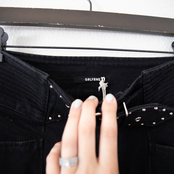 GRLFRND Alivia Belted Skinny Ankle Jeans - Picture 4 of 6